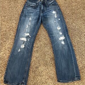 BKE Jake Relaxed Fit Distressed Denim Jeans